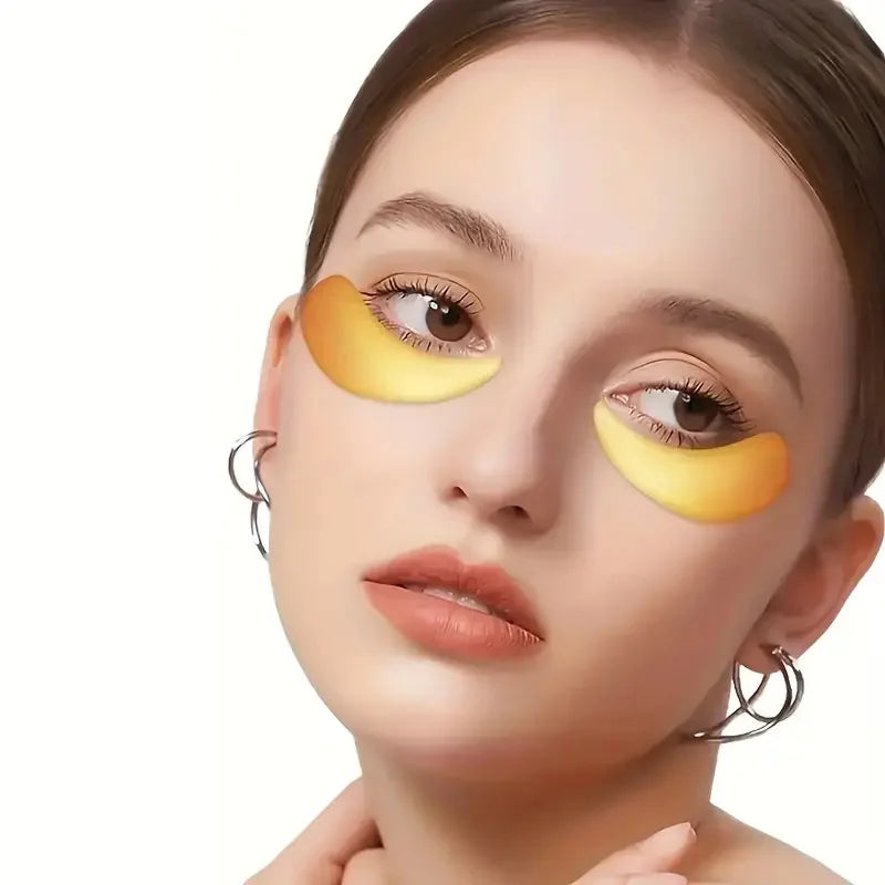 24K Gold Collagen Eye Mask – Firming & Moisturizing Patches 60pc