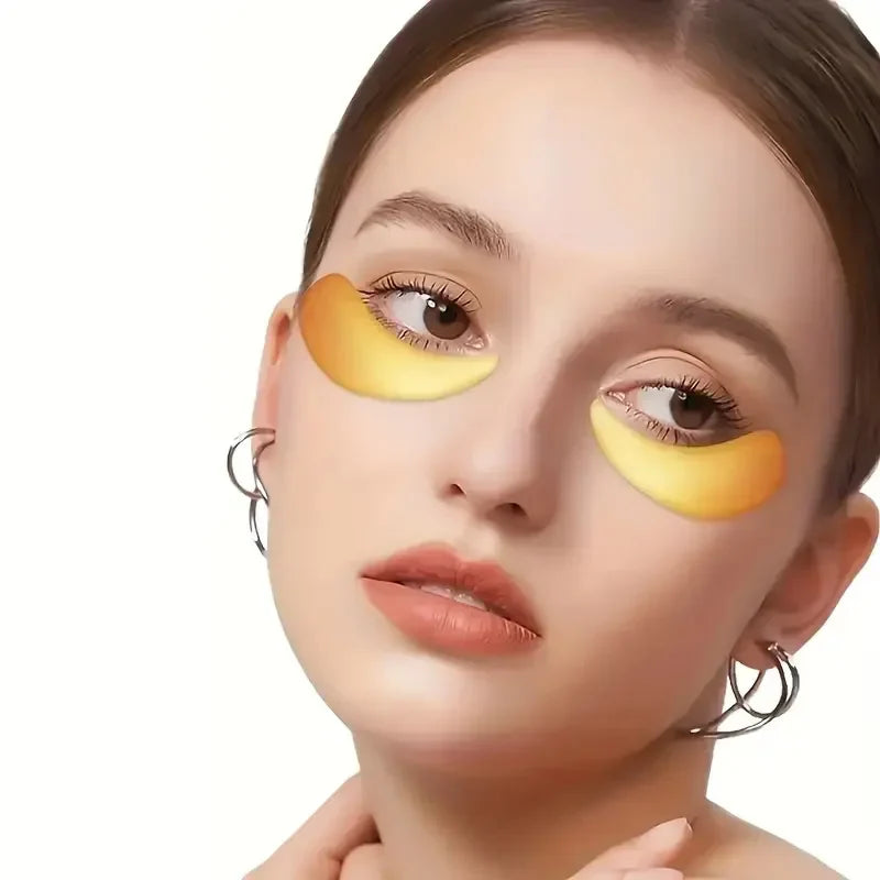 24K Gold Collagen Eye Masks – Dark Circles & Wrinkles 60pc