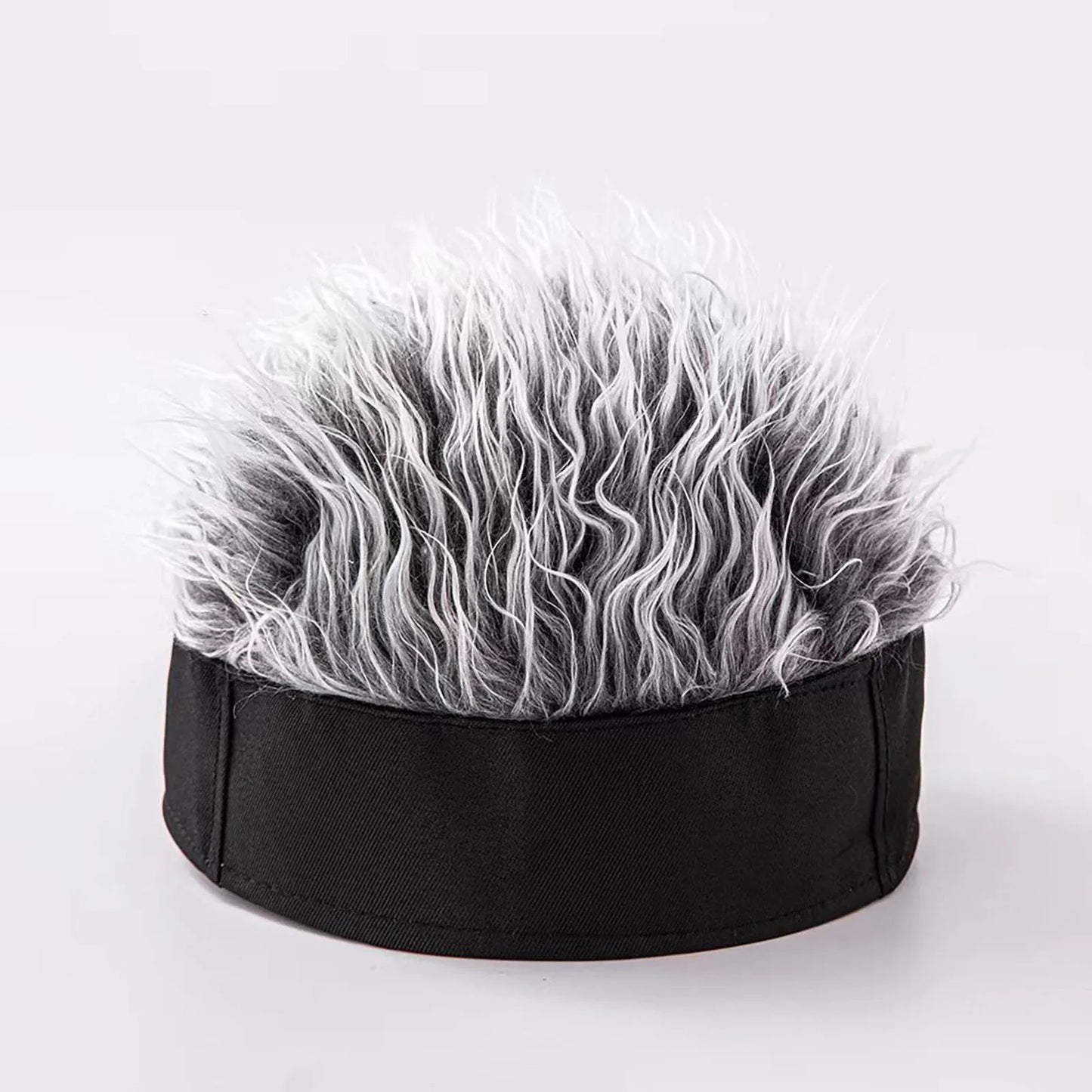 Black Wigs Hat Knit Beanie Soft Breathable Men Women Beanie Wig Hat for Home School Performance Costume Peaceful Pleasures Health and Wellness