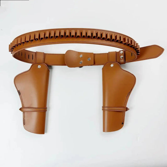 Tactical holster waist bag Composite cowhide waist belt kit dual guns Shell Ammo Holder Bag Carrier Pouch Gun Holsters Peaceful Pleasures Health and Wellness