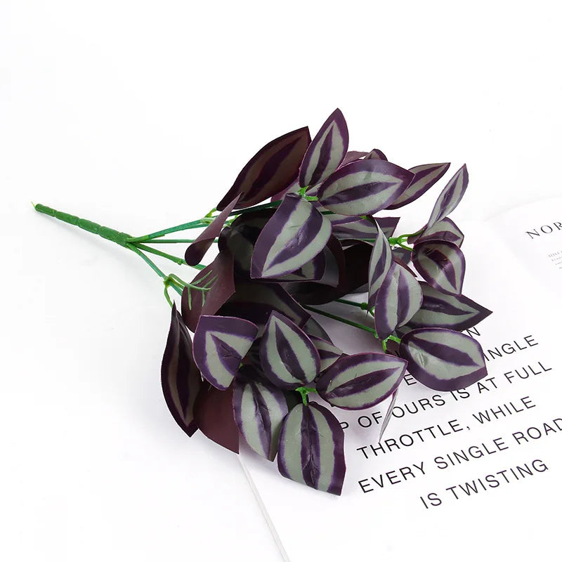 Artificial Silk Taro & Dieffenbachia Leaf Plant – Home Decor