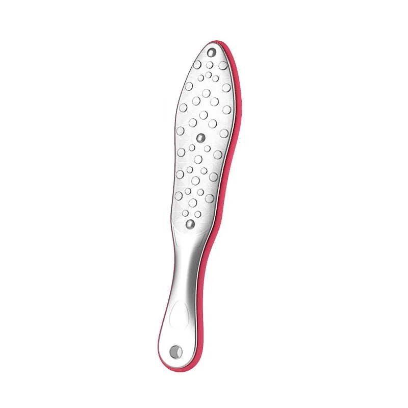Double-Sided Stainless Steel Foot File Rasp | Pedicure Tool Foot File Rasp Peaceful Pleasures Health and Wellness Pink