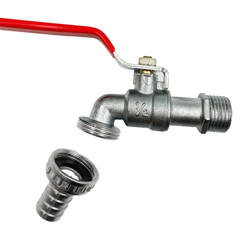 1/2" Brass Ball Valve Garden Faucet | IBC Tank Water Tap