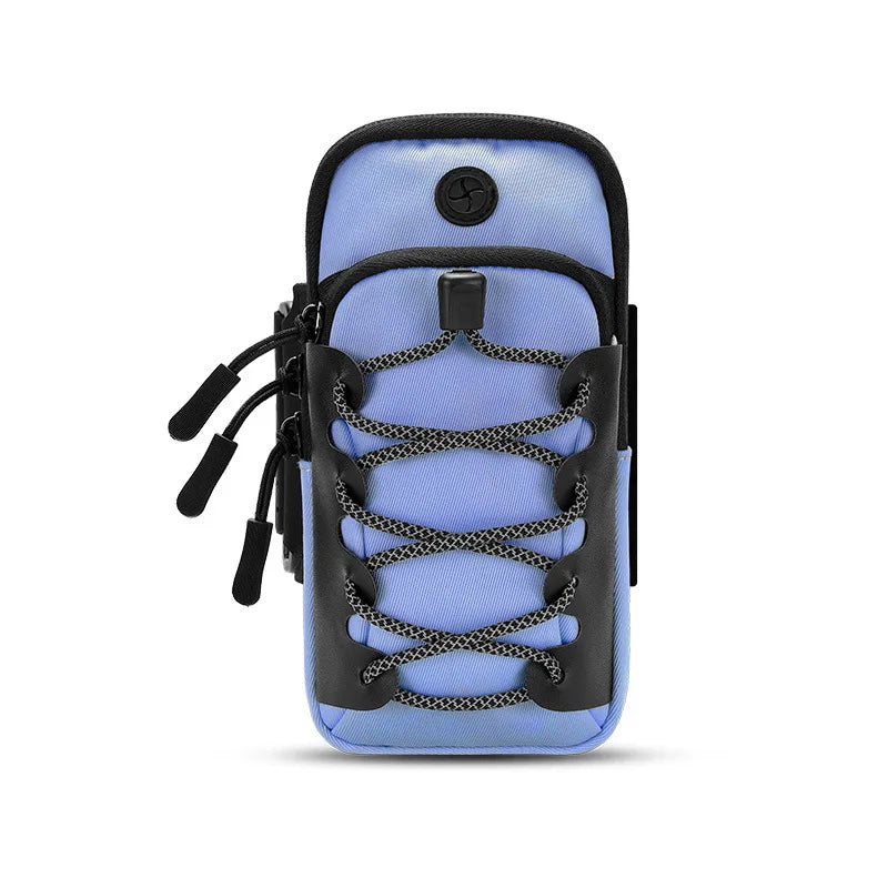 cell phone strap armband for cell phone running arm holder Running racing accessories Sport bag women Mobile phone wrist stand Peaceful Pleasures Health and Wellness Purple(7inch)