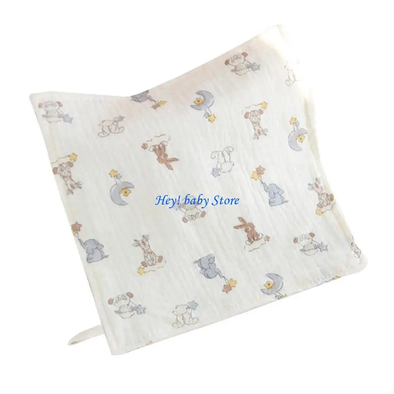 4-Layer Baby Square Towel | Burp Cloth, Bib & Face Towel