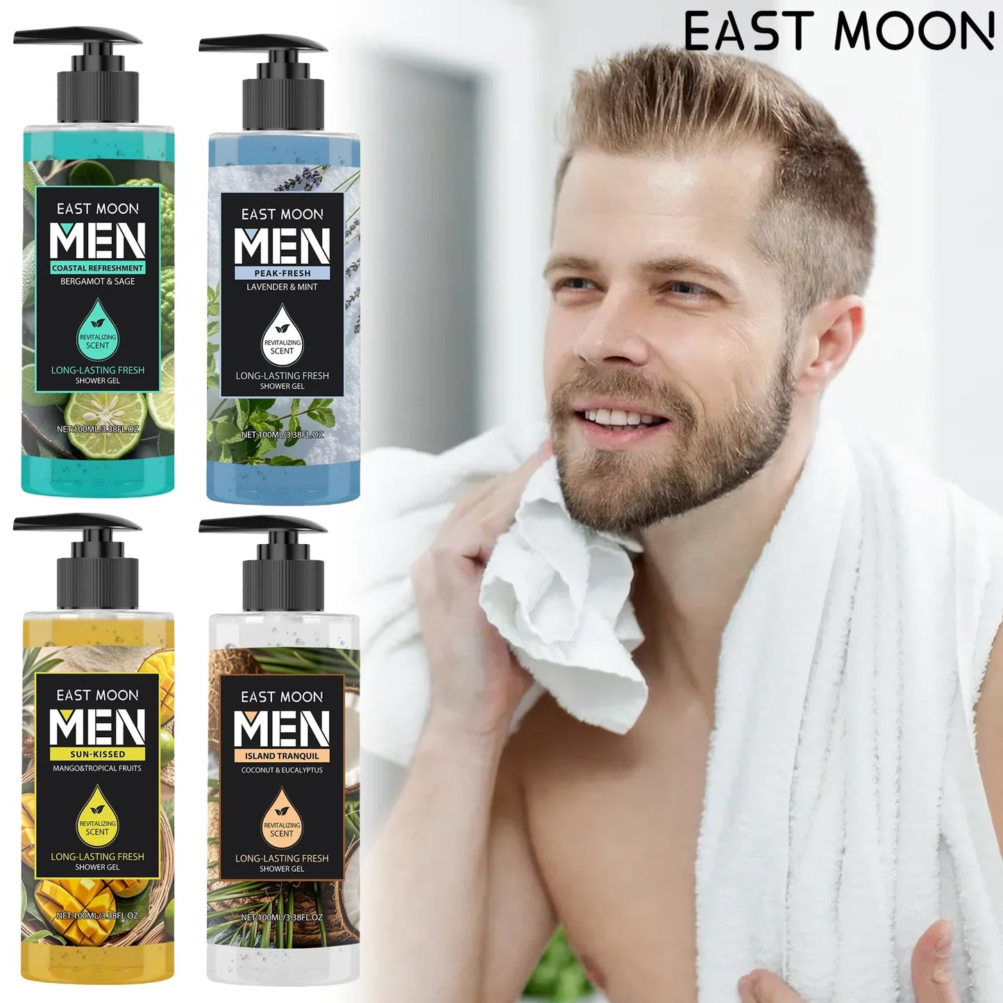 Men's Eucalyptus Coconut Body Wash | Deep Cleansing 100ml