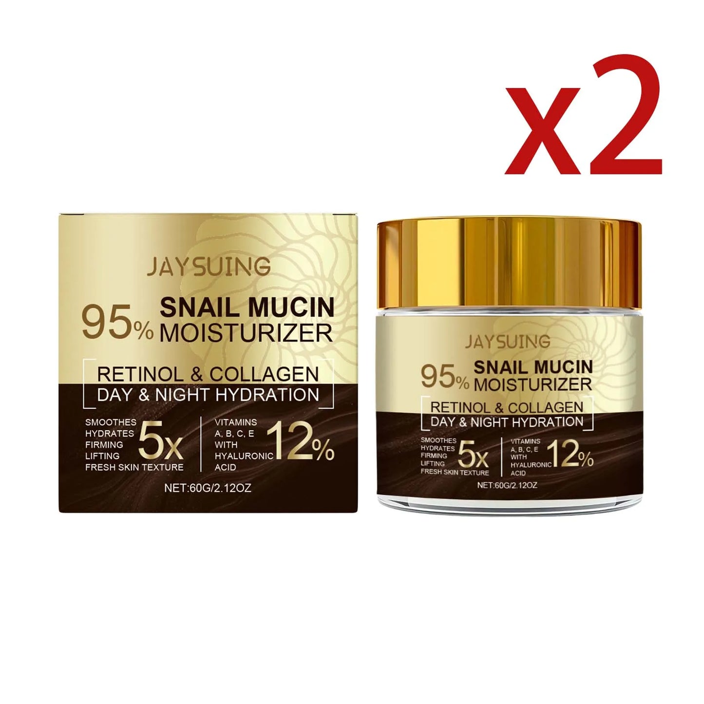 Snail Collagen Face Cream – Deep Hydration & Radiance | 60g