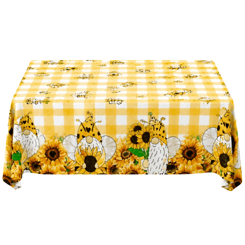 Floral Jacquard Tablecloth | Waterproof Holiday Table Cover