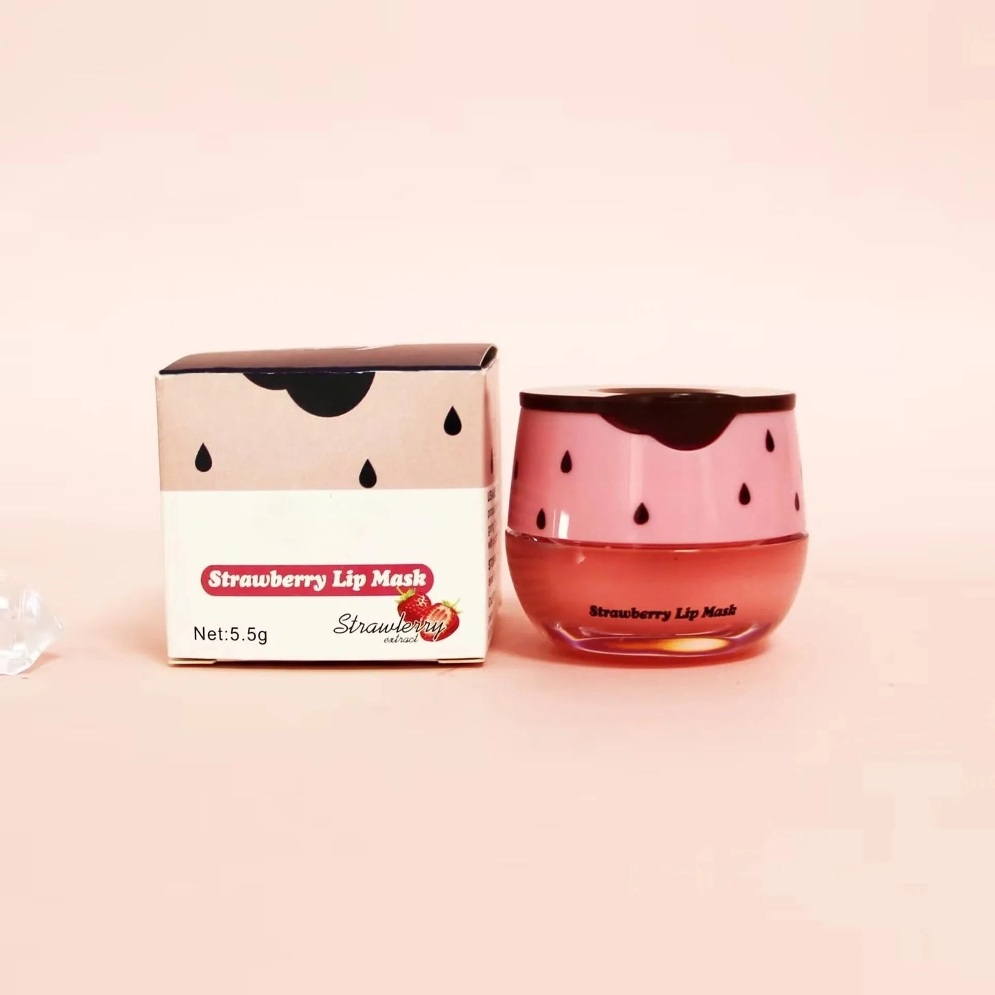 LUXURYTO Lip Sleep Mask – Strawberry Honey Overnight Lip Balm