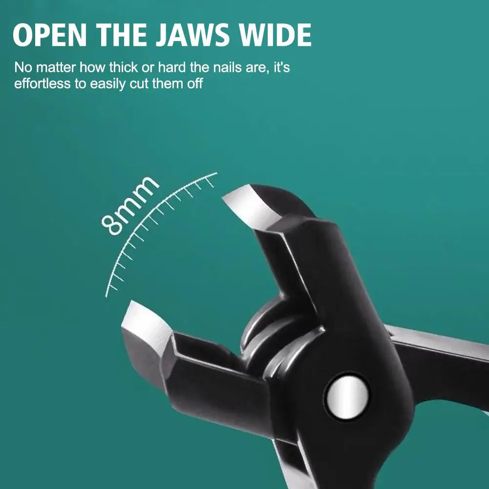 Ultra Sharp Stainless Steel Nail Clipper | Wide Jaw Anti-Splash