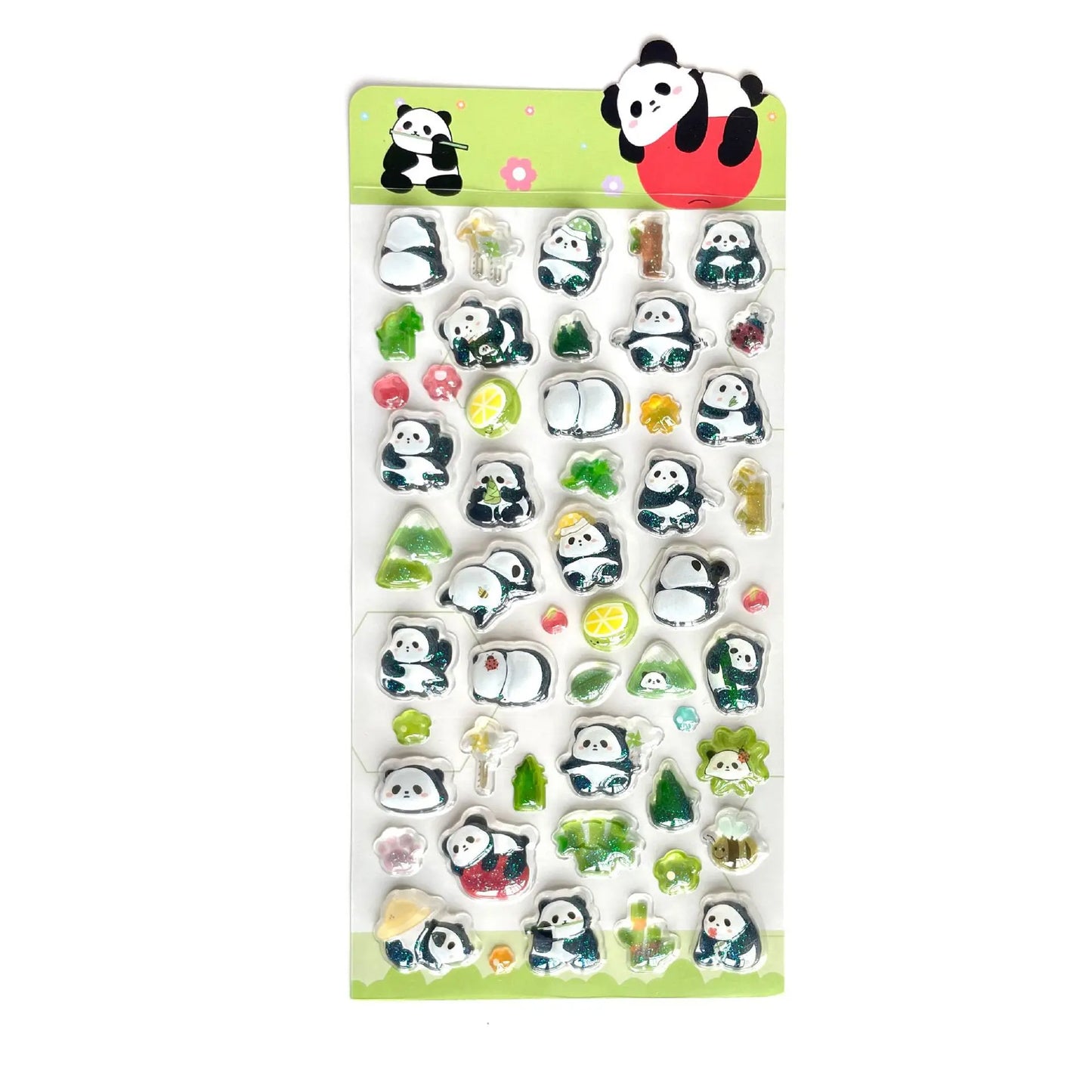 3D Glitter Crystal Cartoon Stickers – Diamond Relief Decorative