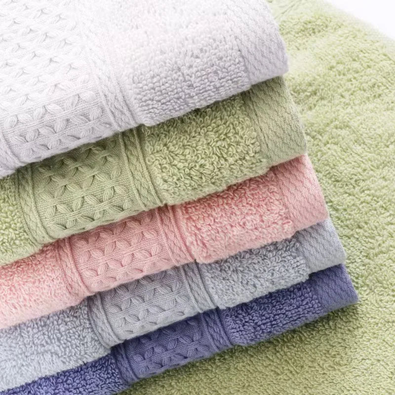 Soft Absorbent Cotton Bath Towel & Washcloth | Hotel Quality