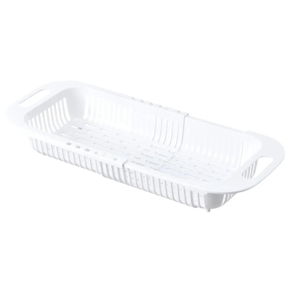 Adjustable Telescopic Sink Drain Rack & Vegetable Basket