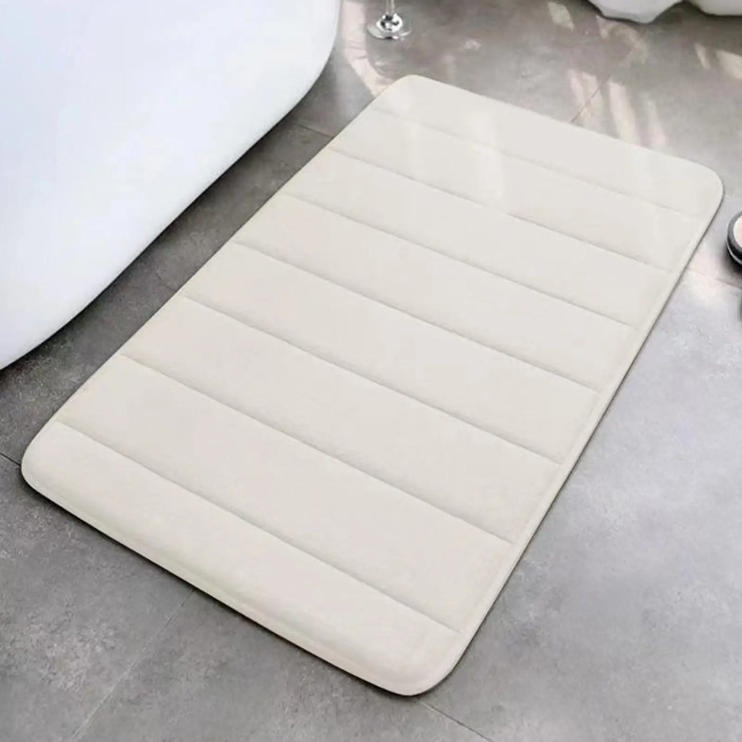 Coral Velvet Bath Mat – Absorbent, Non-Slip & Quick-Dry