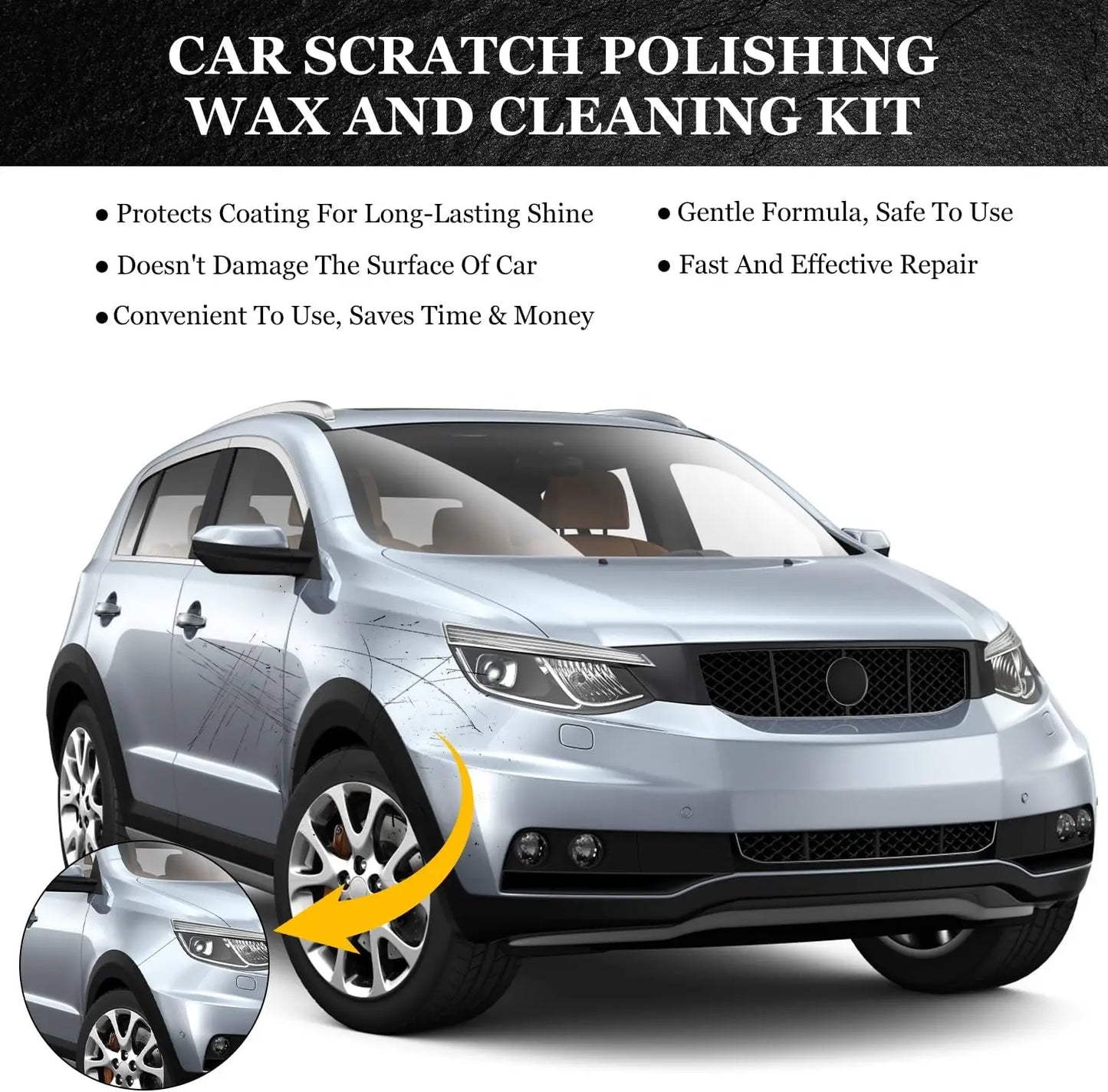 CHEINFOO Car Scratch Repair Wax | Polish & Auto Detailing
