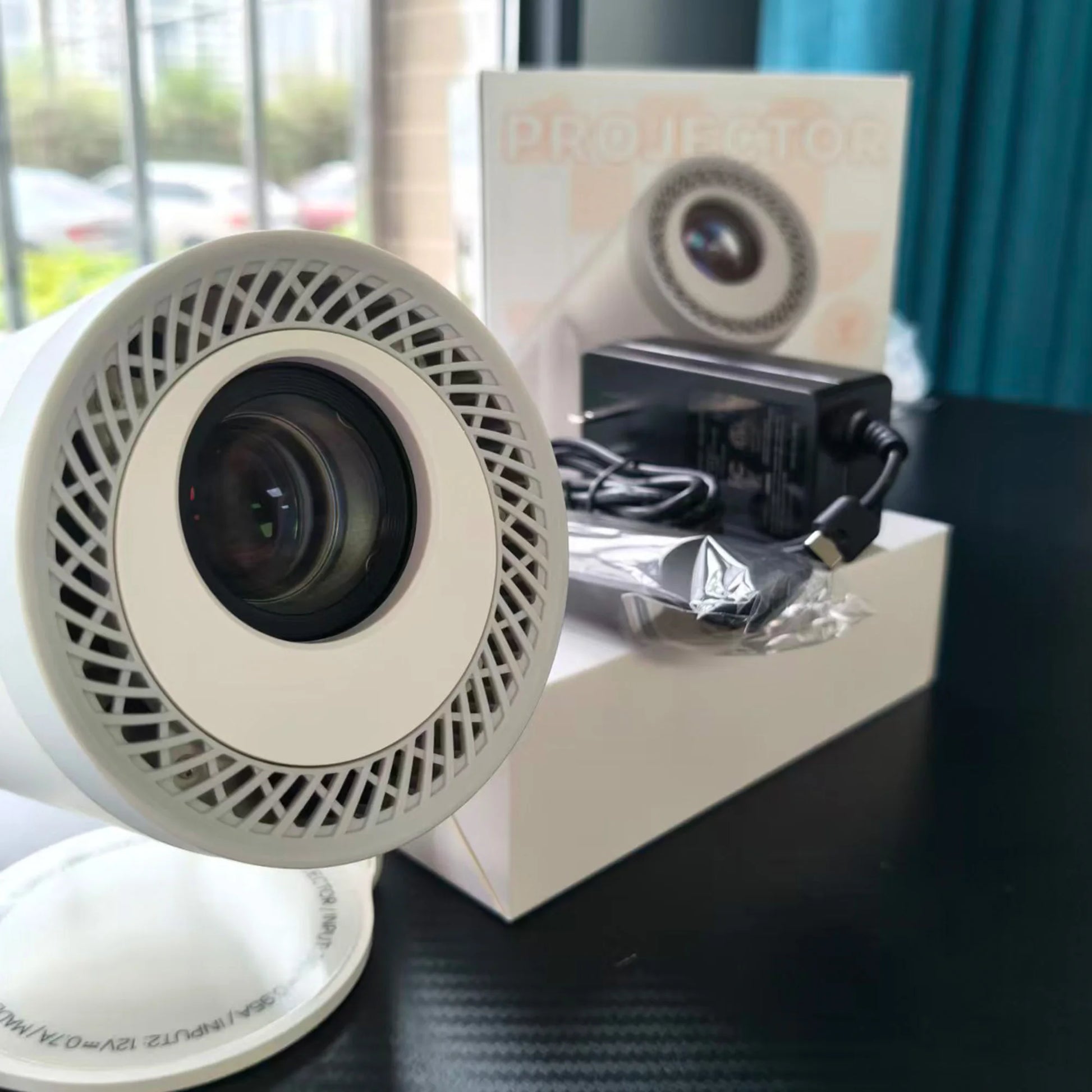 Android Smart Projector: Portable 4K-compatible 200-lumen 720p mini HD projector Peaceful Pleasures Health and Wellness
