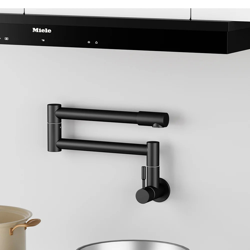 Wall-Mounted Folding Kitchen Faucet | 304 Stainless Steel