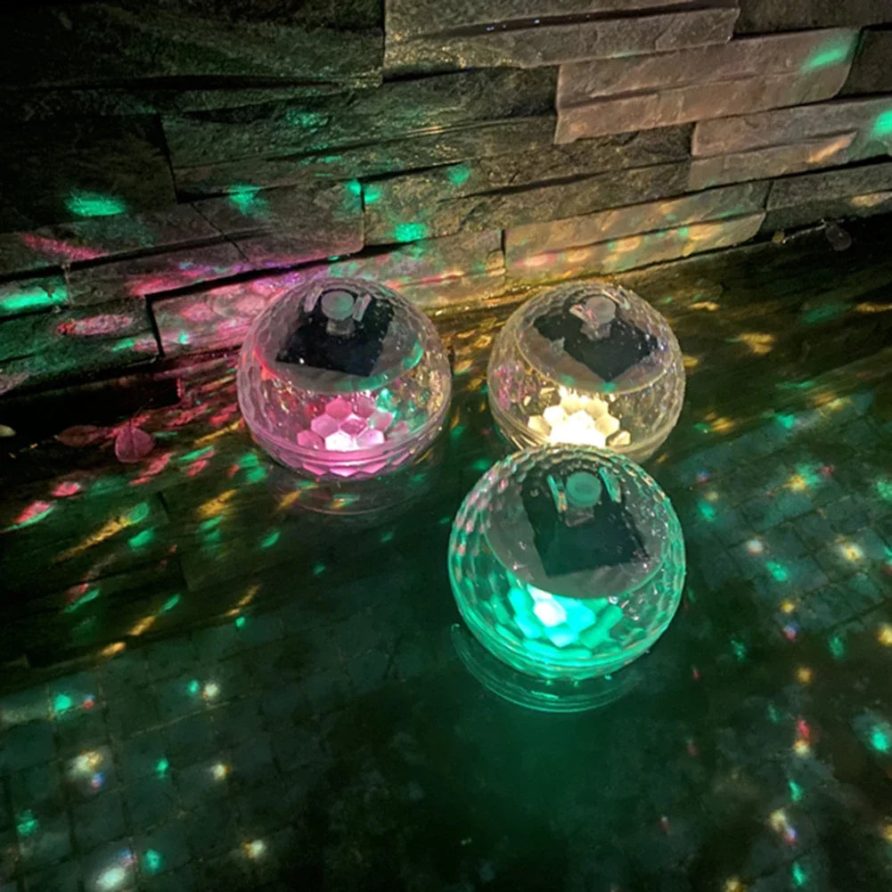 Solar Floating LED Ball Light IP66 Waterproof Pool & Pond Peaceful Pleasures Health and Wellness