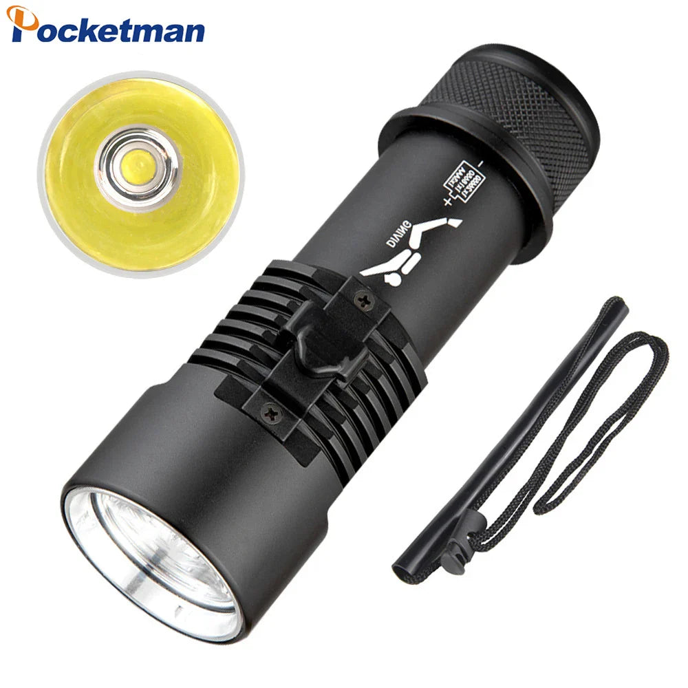POCKETMAN 3800 Lumen LED Dive Light | Waterproof Diving Torch