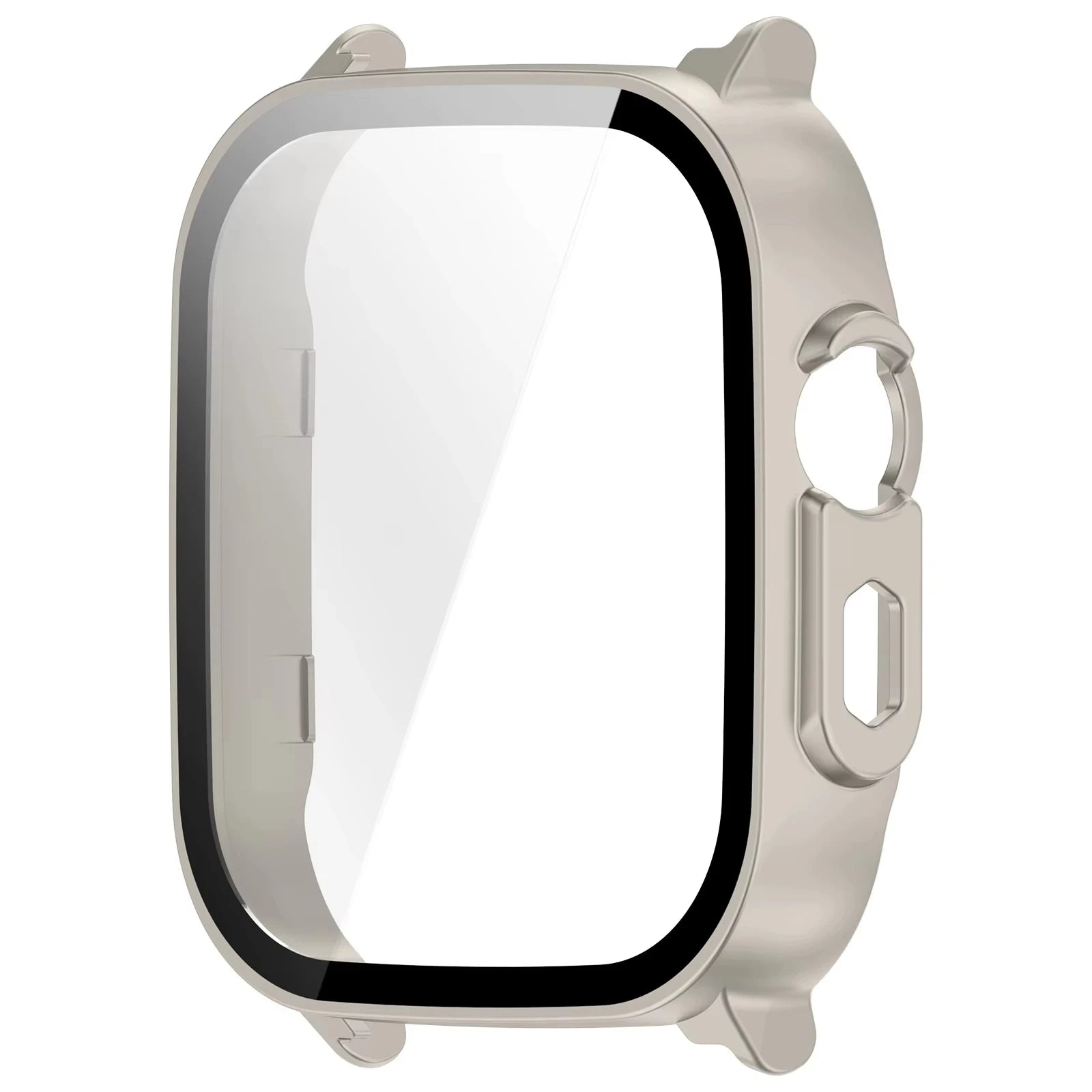 Hard PC+Tempered Glass Case For Realme Watch 5 Bumper Full Cover Protective Shell For Realme Watch 5 Screen Protector Accessory Peaceful Pleasures Health and Wellness Starlight