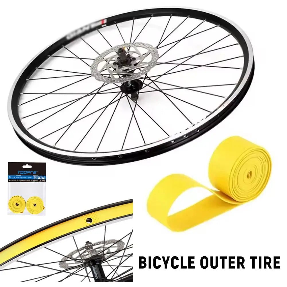 4pcs PVC Bicycle Rim Strip Tape 700C 26 27.5 29" MTB & Road