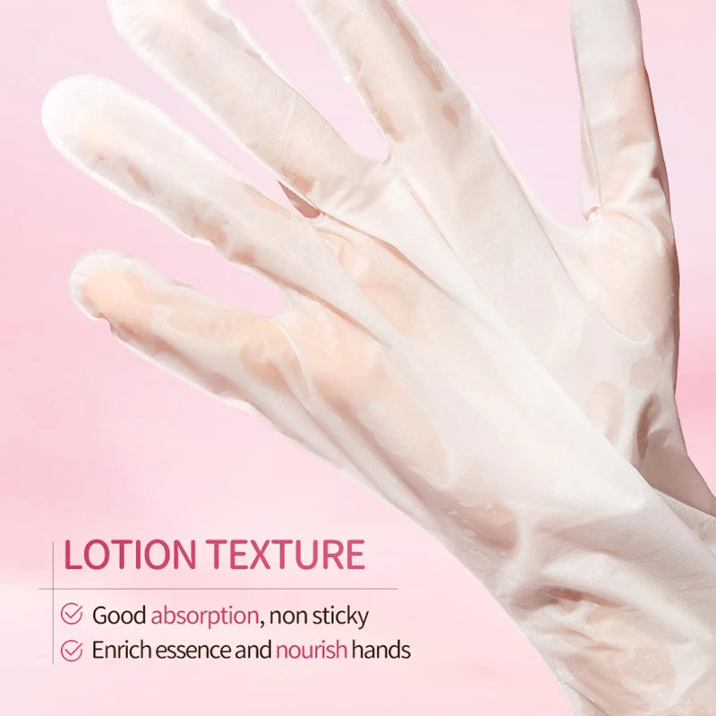 SADOER Sakura Niacinamide Hand Mask Gloves | 5 Pairs Moisturizing