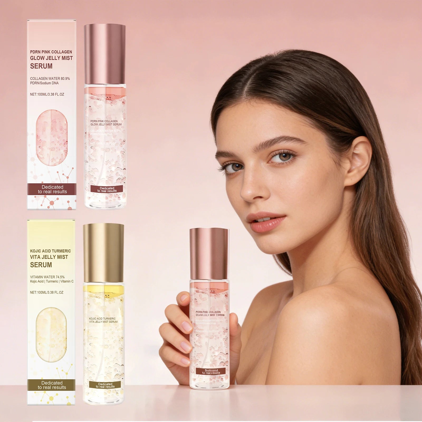 Hyaluronic Acid Face Essence Boost Skin Hydration Calm Facial Redness Firm Brighten Tone Light Texture Collagen Jelly Mist Serum Peaceful Pleasures Health and Wellness