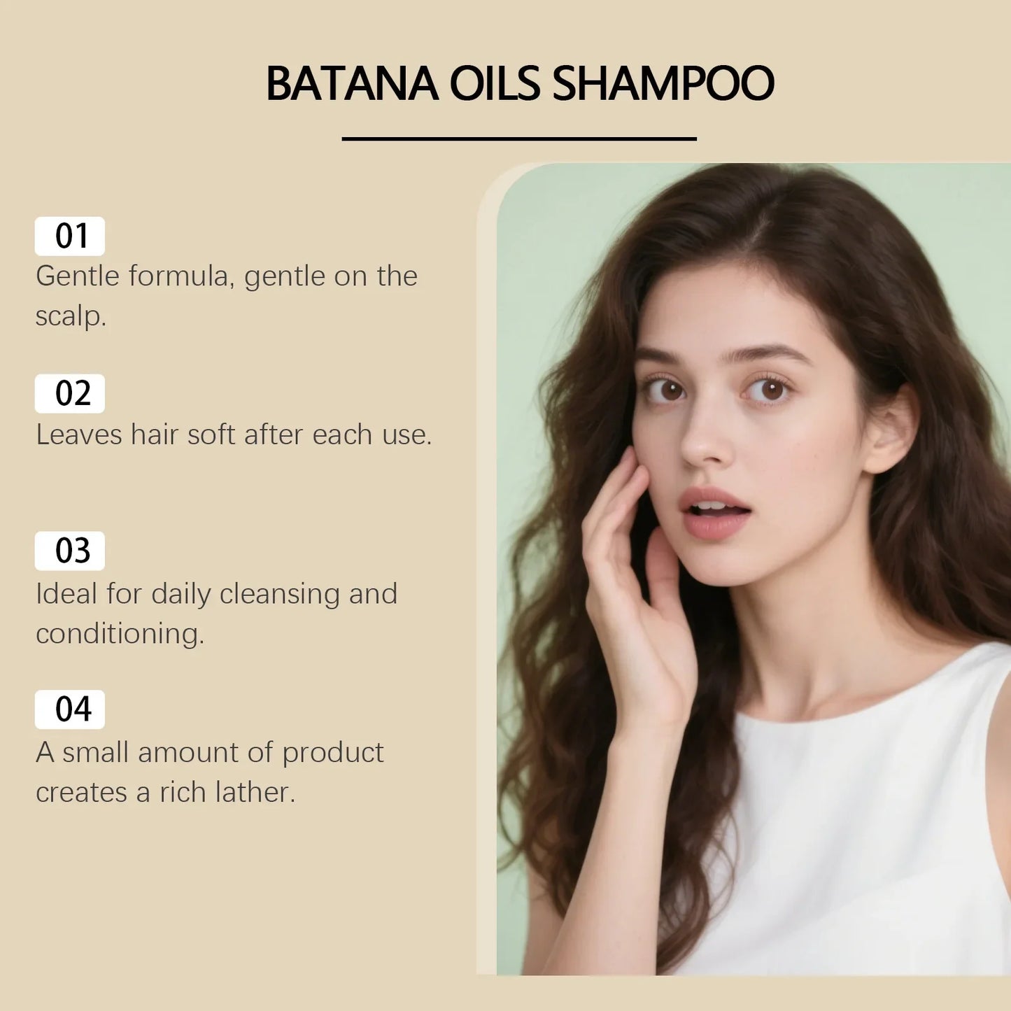 EELHOE Batana Oil Shampoo – Hydrating Hair Growth & Repair 474ml