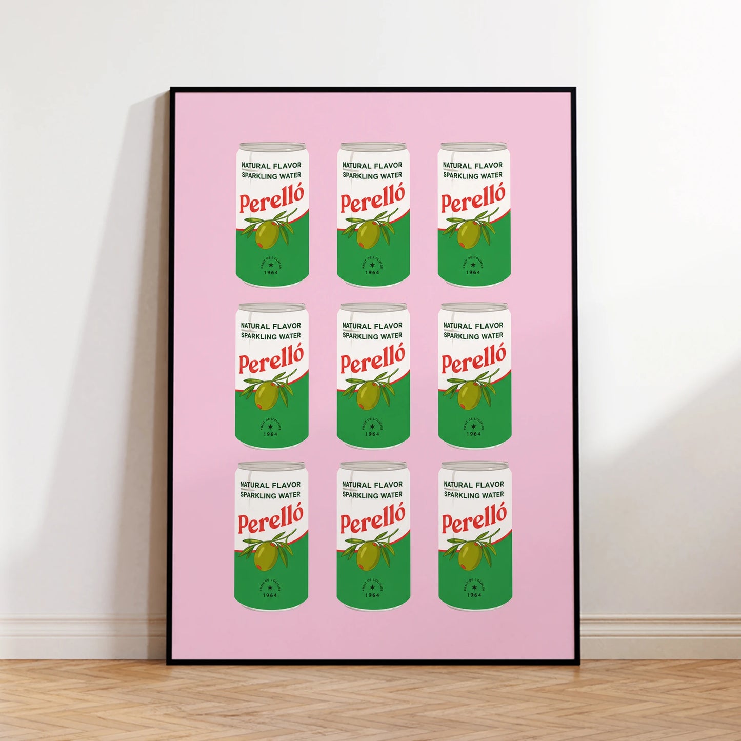 Pink Spanish Drinks Perello Canvas Wall Art Print | Home Decor