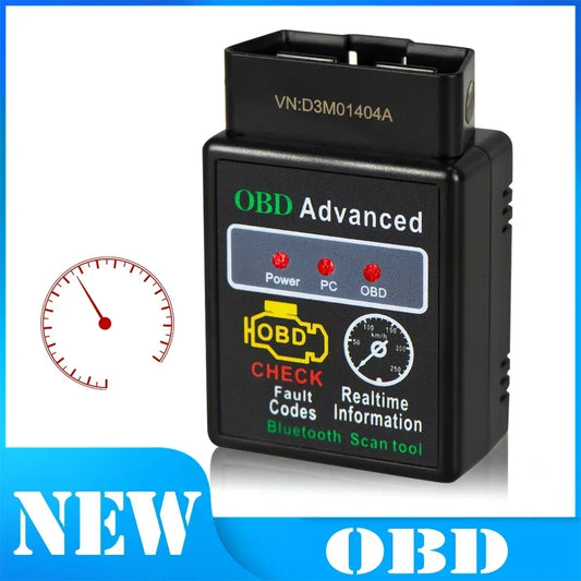 OBD2 Bluetooth ELM327 Auto Engine Diagnostic Scanner OBDII Scan Tool Compliant Vehicles Fault Diagnosis Tester Interface Scanner Peaceful Pleasures Health and Wellness