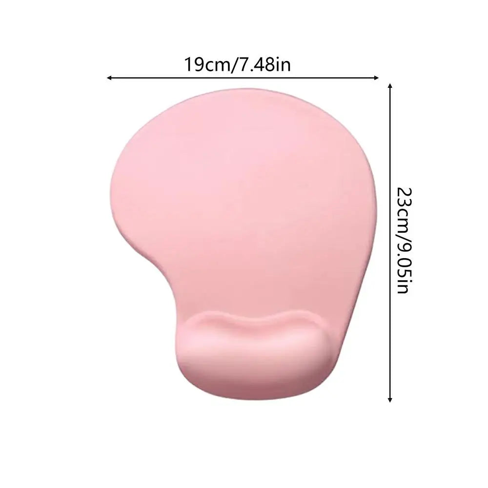 Mouse Pad with Wrist Rest Support Ergonomic Non-Slip Gel Memory Foam Cushion for Gaming Office Computer Laptop Home Work Peaceful Pleasures Health and Wellness Pinks