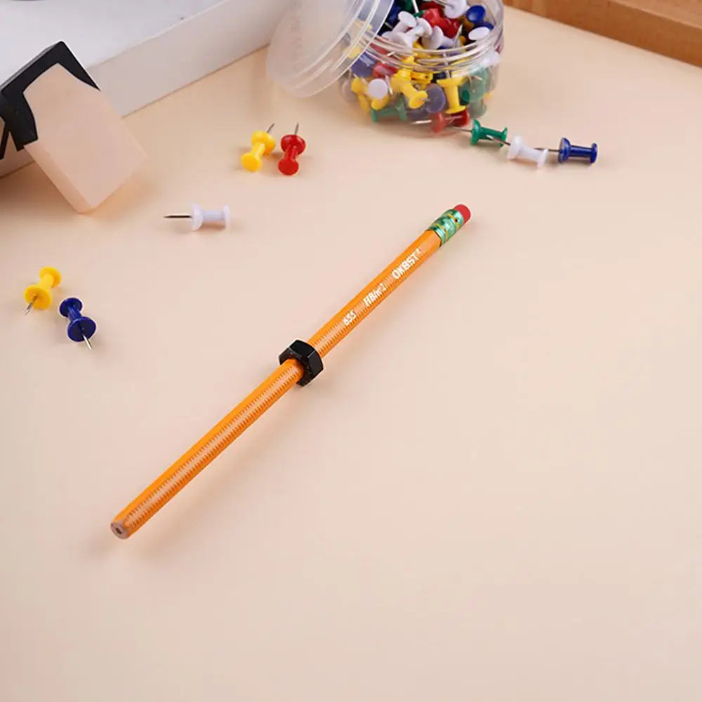 Sensory Fidget Pencil | Threaded Sliding Nut | Classroom Safe Tool