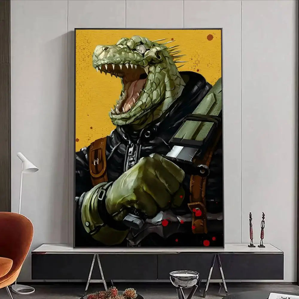 Dorohedoro Anime Figure Horror Monster Poster HD art poster for home living room bar office decoration sticky, waterproof Peaceful Pleasures Health and Wellness