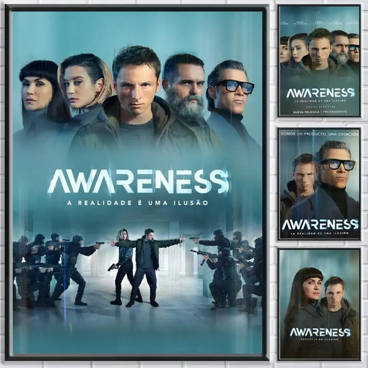 Movie A-Awareness Poster HD Self Adhesive Waterproof Wall Art Ideal for Home Office Dorm Bedroom Great Gift Peaceful Pleasures Health and Wellness