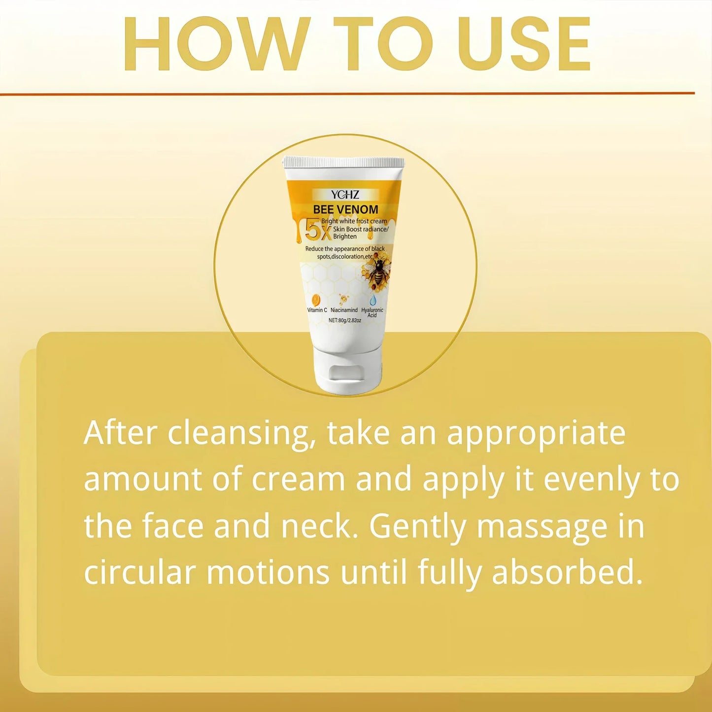 Bee Venom VC Brightening Cream – Even Skin Tone 80g | YCHZ
