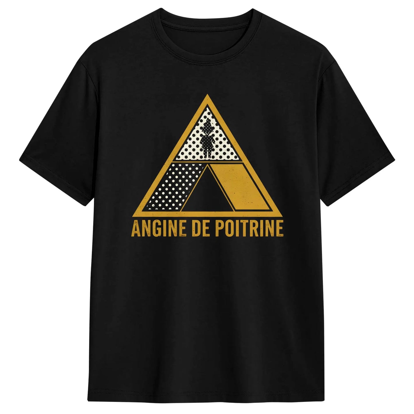 Men's T-Shirt Angine De Poitrine Band Fashion Cotton Tees Short Sleeve T Shirts O Neck Clothing Printed Peaceful Pleasures Health and Wellness 11 M