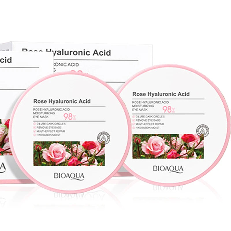 BIOAQUA Rose Hyaluronic Acid Eye Mask 60pcs – Anti-Dark Circles