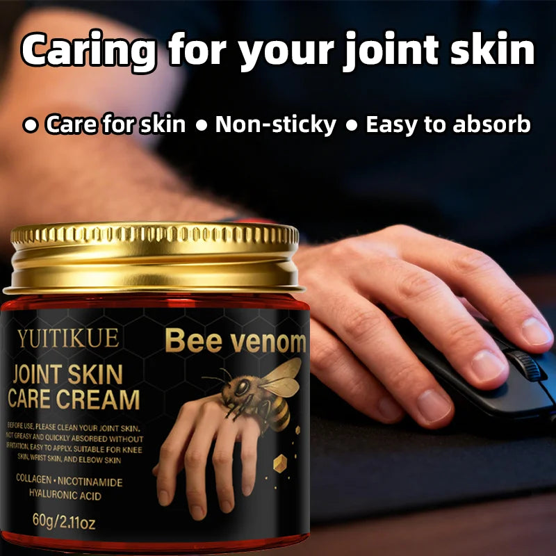 YUITIKUE Bee Venom Body & Joint Cream | Collagen Hyaluronic Acid Body Joint Cream Peaceful Pleasures Health and Wellness