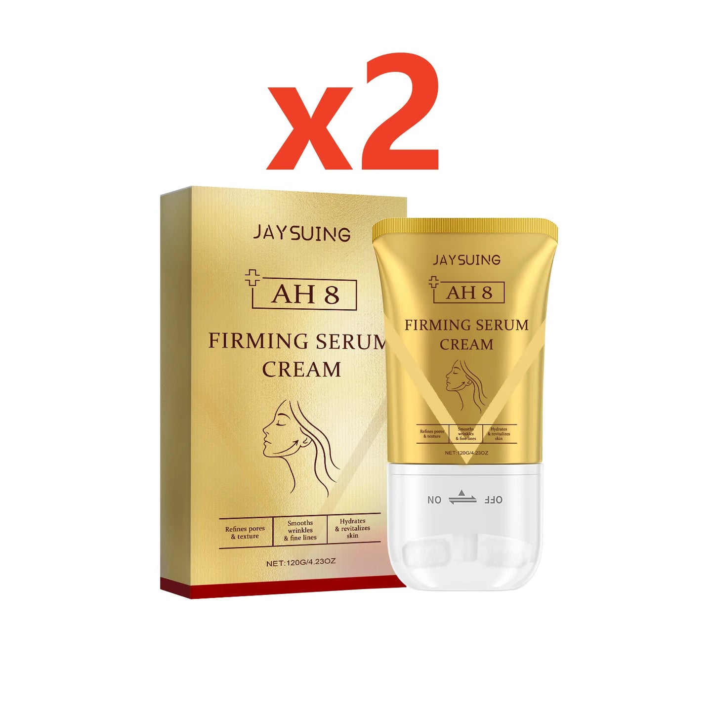 Neck Firming Cream for Hydration and Fine Line Reduction Peaceful Pleasures Health and Wellness 240g Boxed