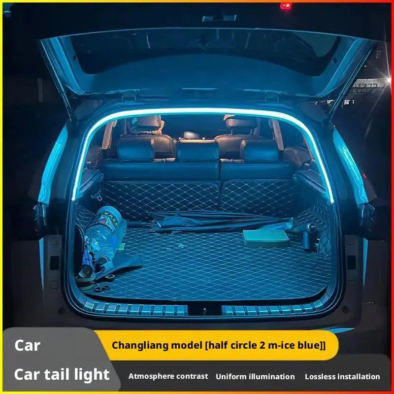 LED Trunk Light Bar Strip for Trucks – Flexible, Magnetic Trunk LED Light Strip Peaceful Pleasures Health and Wellness Blue 2M