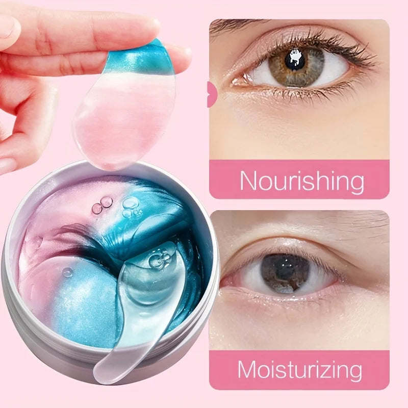 Hydrating Eye Masks 30 Pairs – Moisturizing Two-Tone Eye Pads