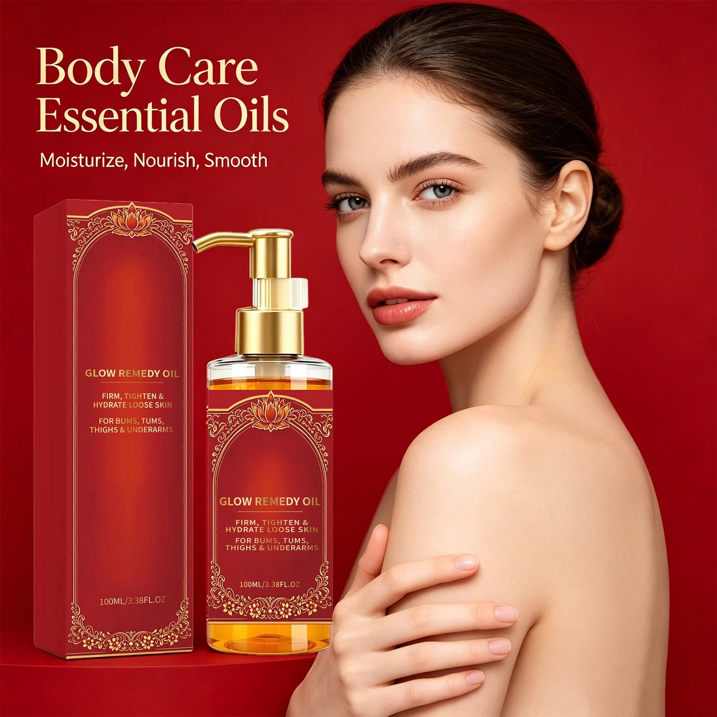 Firming Body Oil Skin Tightening Massage Oil for Belly Butt Thighs Underarms Improve Sagging Skin Hydration Shaping Body Oil Peaceful Pleasures Health and Wellness
