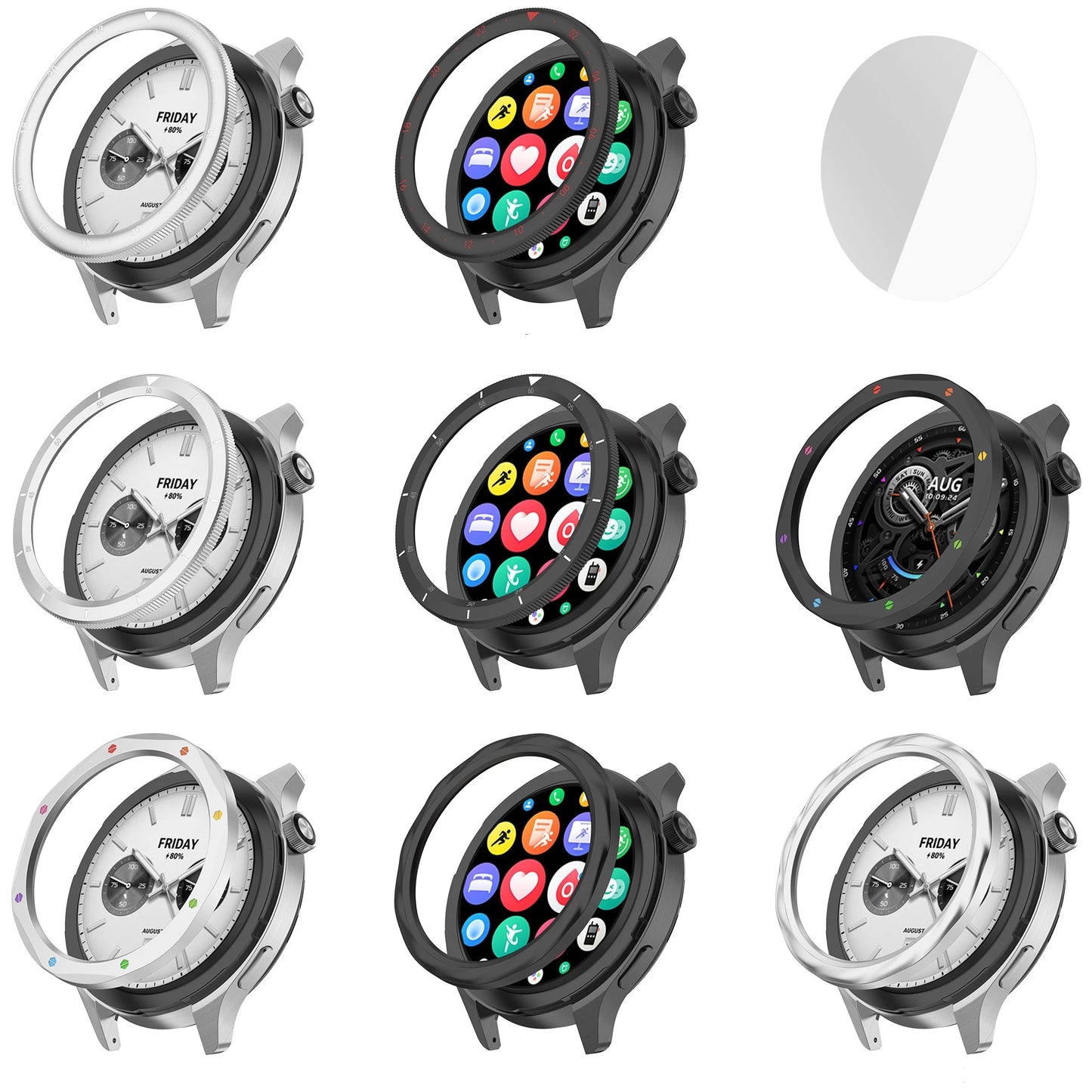 Ergonomic Design Bezel For Xiaomi Watch S4 Metal Bezel For Mi Watch S3 Watch Replacement Bezel Case Comfortable To Wear Peaceful Pleasures Health and Wellness