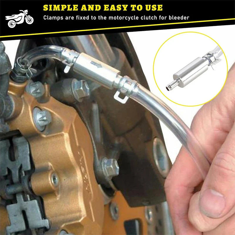 Hydraulic Brake Bleeder Tool – Car & Motorcycle DIY Kit