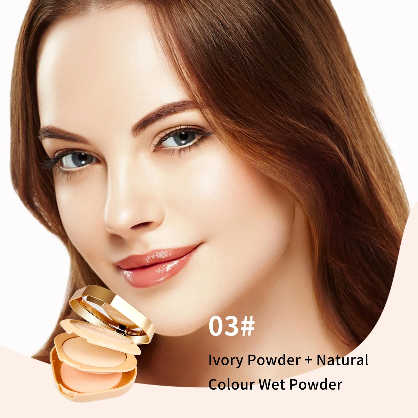 Snail Water Transparent Double Layer Powder Makeup Peaceful Pleasures Health and Wellness 03 30g