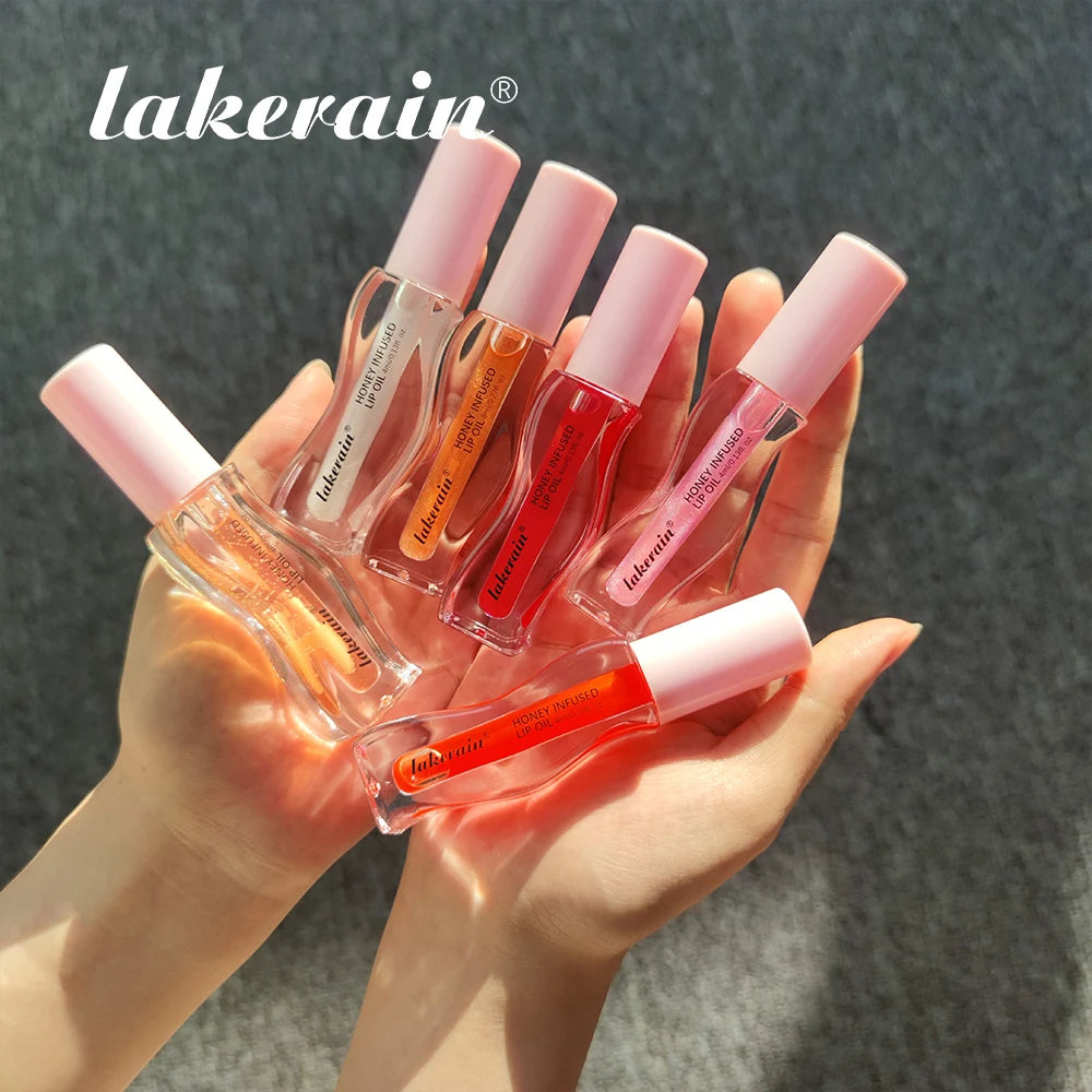 Crystal Fruit Honey Essence Lip Oil Sexy Plump Lip Jelly Strawberry Tinted Lip Liquid Waterproof Moisturize Oil Lipgloss Makeup Peaceful Pleasures Health and Wellness