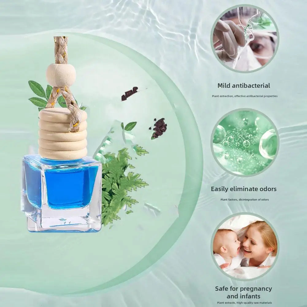 Square car fragrance car interior accessories, perfume pendant car supplies, fresh air car fragrance Air Freshener Scent Peaceful Pleasures Health and Wellness