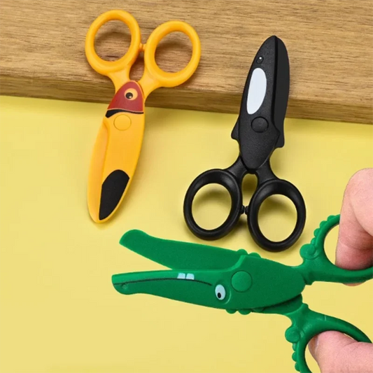 Kids Safety Scissors – Handmade Preschool Art & Craft Scissors Kids Craft Scissors Peaceful Pleasures Health and Wellness