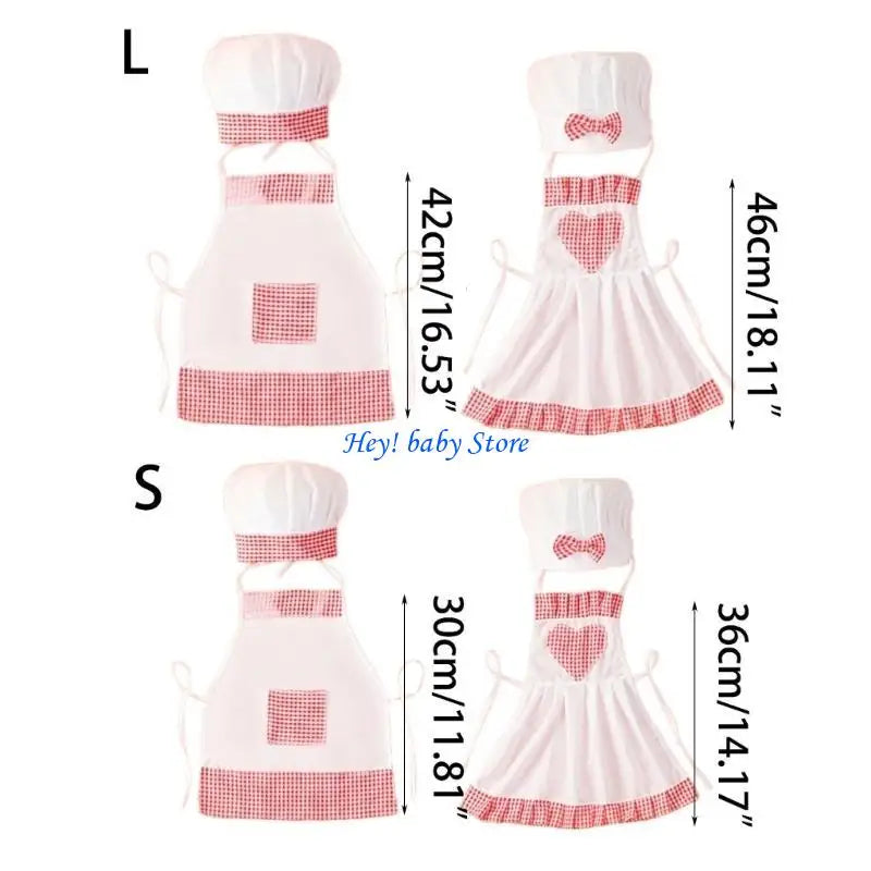 Baby Chef Hat & Apron Photo Prop Costume Set | 0–12 Months