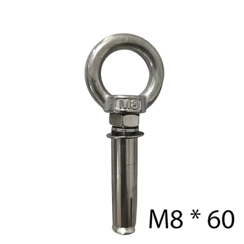 New M6 M8 M10 304 Stainless Steel Expansion Bolt Anti-Loose Sheep Eye Pull Screw Peaceful Pleasures Health and Wellness A2